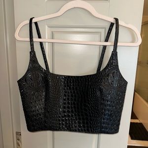 Mia Vesper Original Croc Crop Top